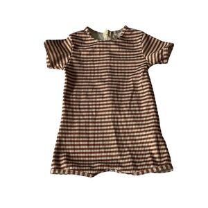 Rylee + Cru 6 - 12 Months Striped One-Piece Shorty Romper Snap closure